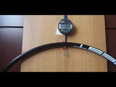 Sztywność obręczy rowerowych, Rim stiffness test.
