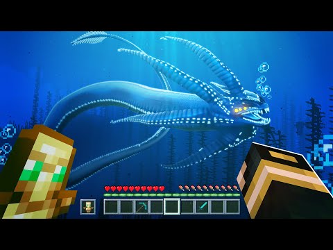 HO VISTO UN MOSTRO MARINO su MINECRAFT 100 giorni SOTT'ACQUA!