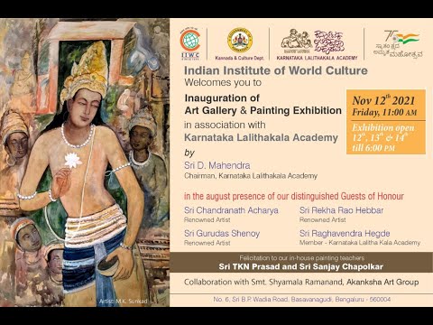 Inauguration of IIWC Art Gallery and Painting Exhibition [Nov 12 2021]