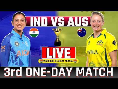 LIVE🔴| India Womens vs Australia Womens 3rd odi Match | indw vs ausw 3rd odi live | #livematch