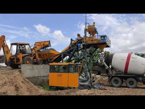 Stationary Concrete Batching Plant