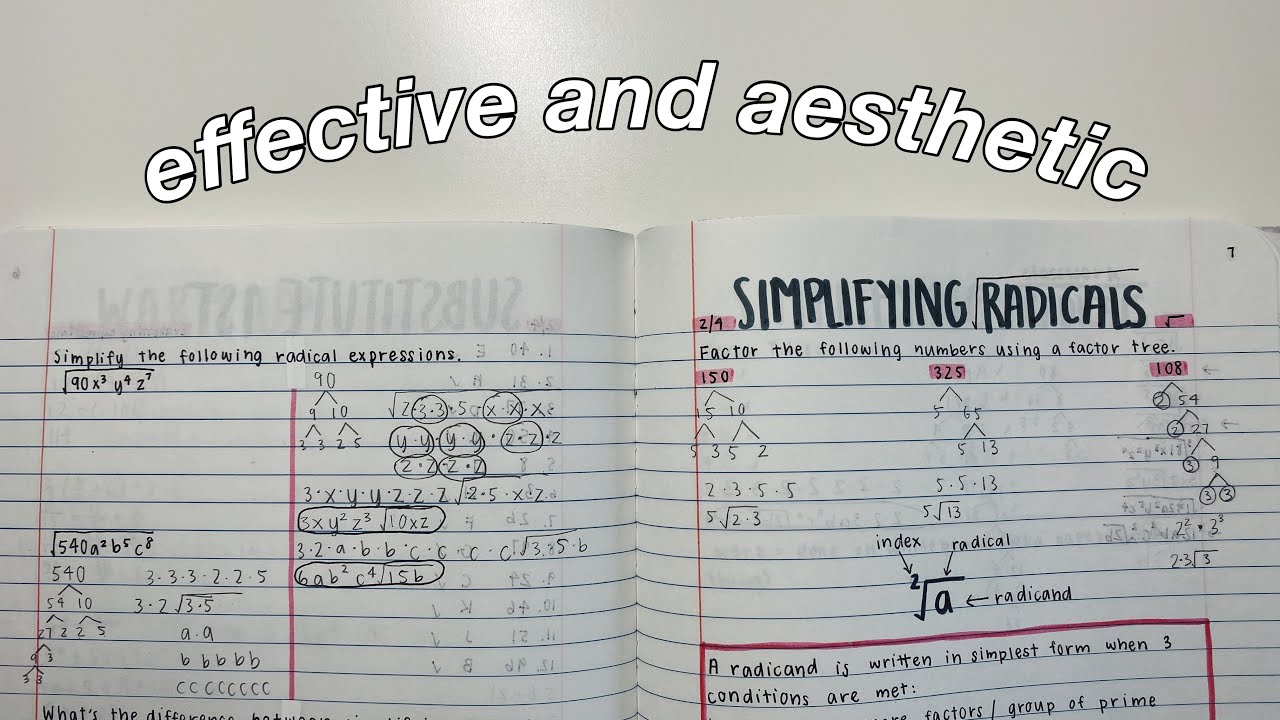 How I Take Notes - How to Take Neat, Effective, and Aesthetic Notes | Kailani Song