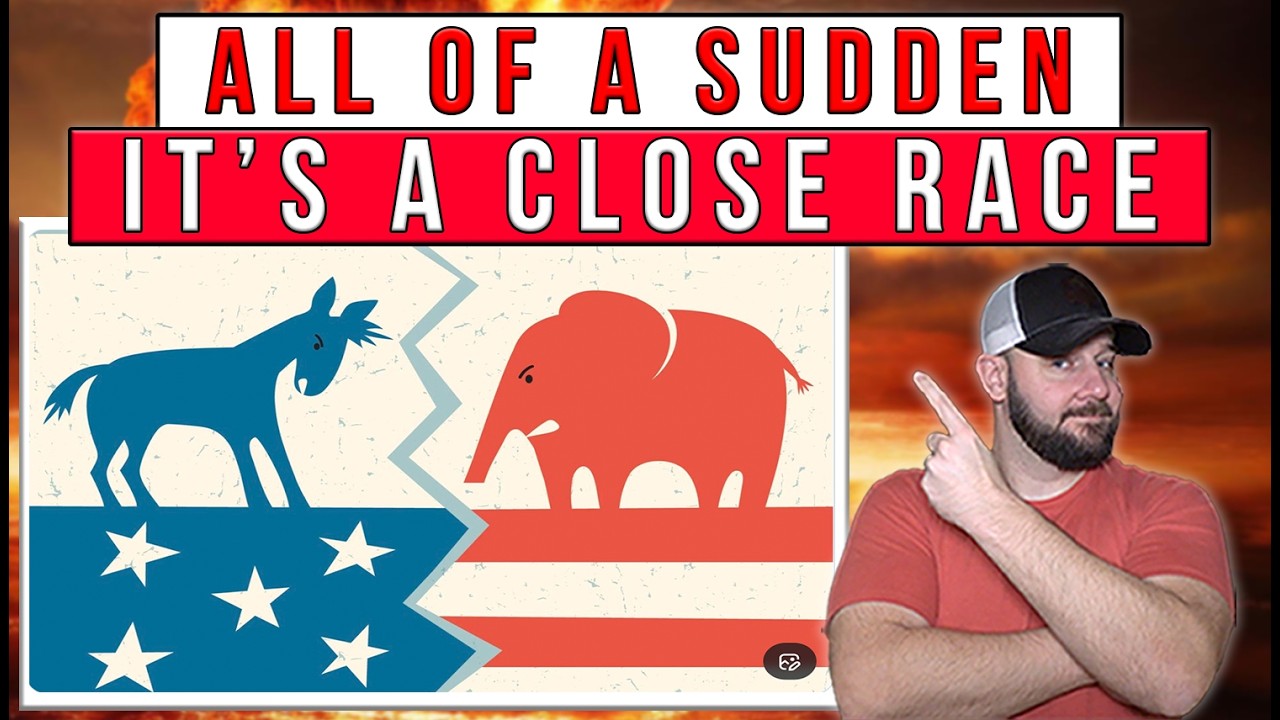 All Of A Sudden It's A "Close Race"... They're HEDGING The Bets Now...