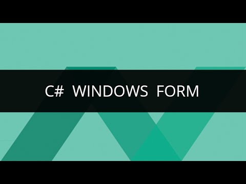 C Windows Form | How to create C Windows Form Application| Visual C Net Tutorial | Edureka