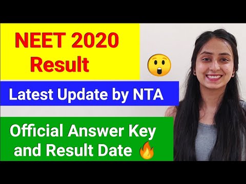 NEET 2020 Result | Latest Update | NEET Answer Key by NTA