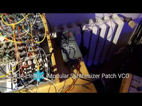 AQA ELEKTRIX NEW VCO and Dual SVF Patch pt2b