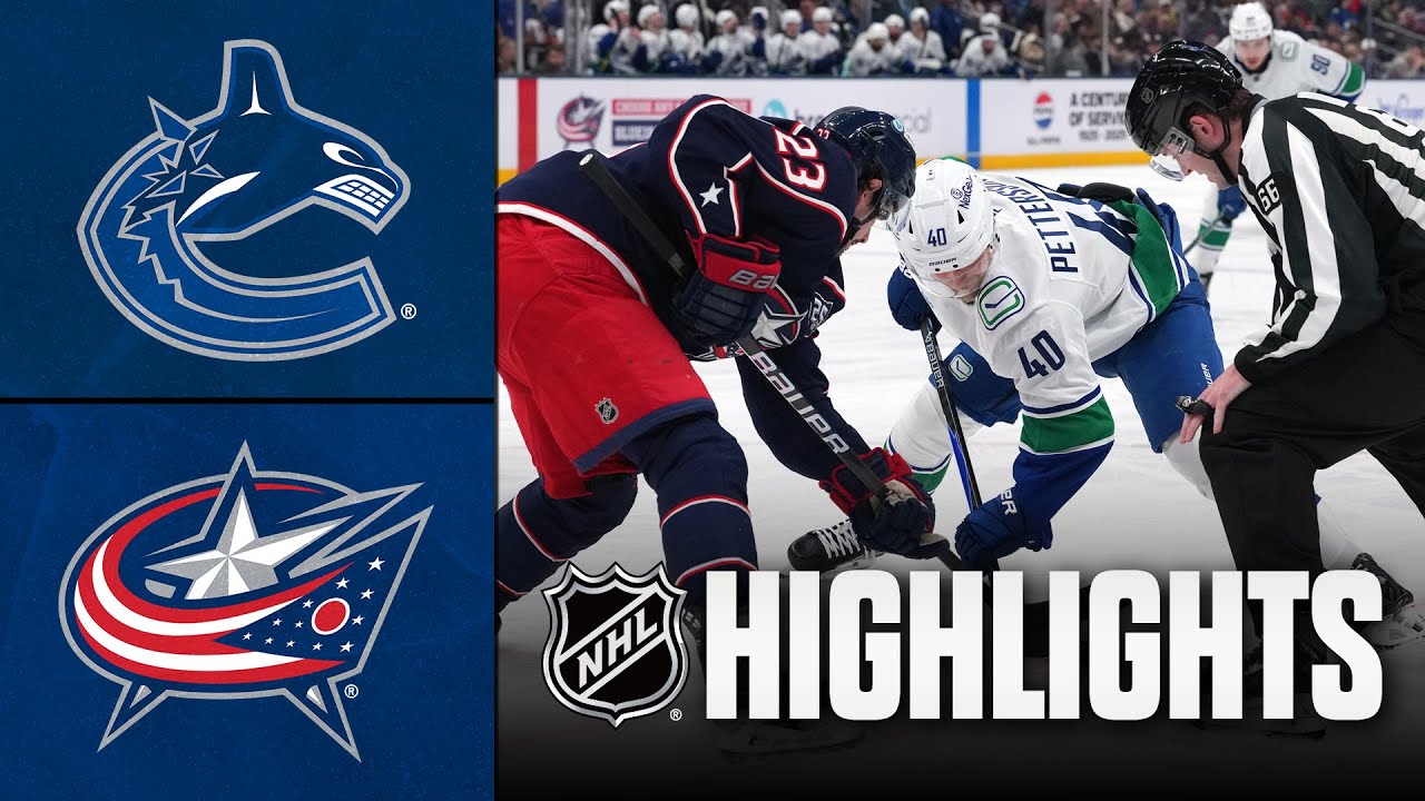 Canucks vs. Blue Jackets | NHL Highlights | January 15, 2026