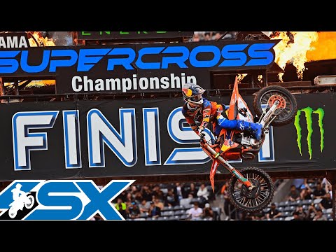 Supercross Round #14 450SX Highlights | East Rutherford, NJ MetLife Stadium | Apr 19, 2025