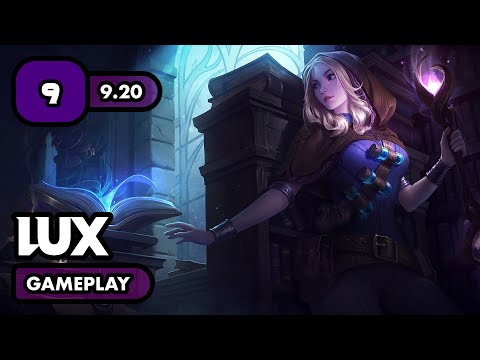 Lux Gameplay #9 | League of Legends (Patch 9.20)