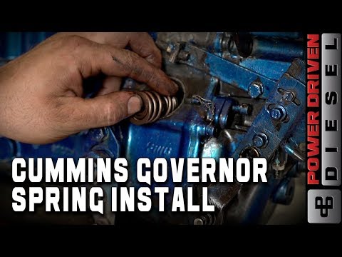 How to Install Governor Springs in a Cummins | Power Driven Diesel