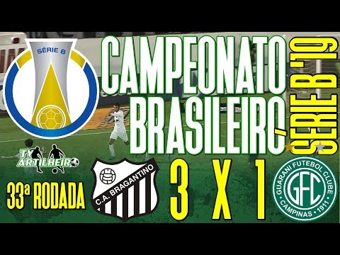 [Série B '19] 33ª Rodada | Bragantino 3 X 1 Guarani FC | Melhores Momentos | TV ARTILHEIRO