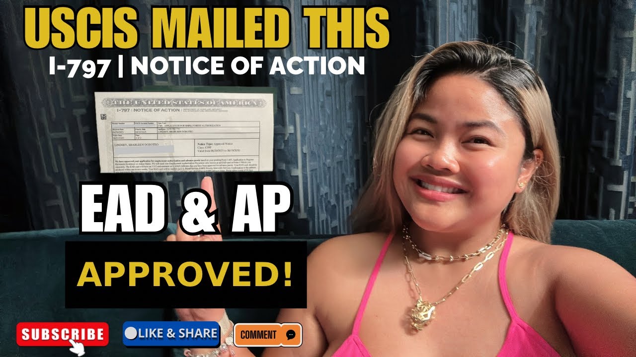 I-765 & I-131 APPROVED! 📨 | USCIS Notice of Action Received | Green Card Journey