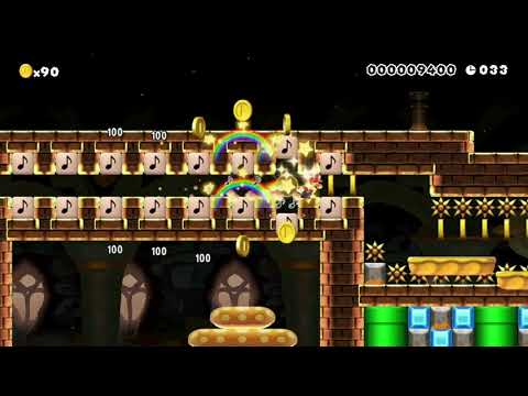 楽しい60秒スピードラン！SPEED RUN (見ため汚いです) by HOPE★コック® 🍄 Super Mario Maker ✹Wii U✹ #axi