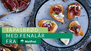Tapasbrød med fenalår