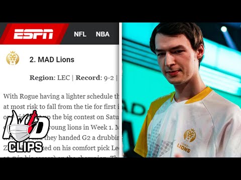 Kaiser on ESPN ranking MAD Lions "2nd Best Team in the World"