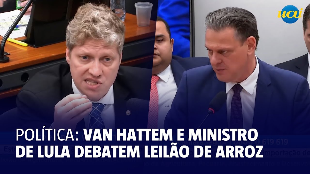 Van Hattem e ministro da agronomia debatem sobre leilão