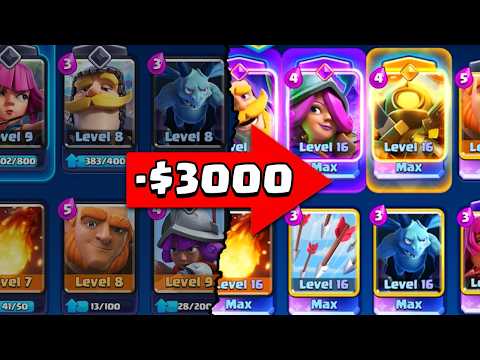 Supercell NERFED My $3000 Clash Royale Account
