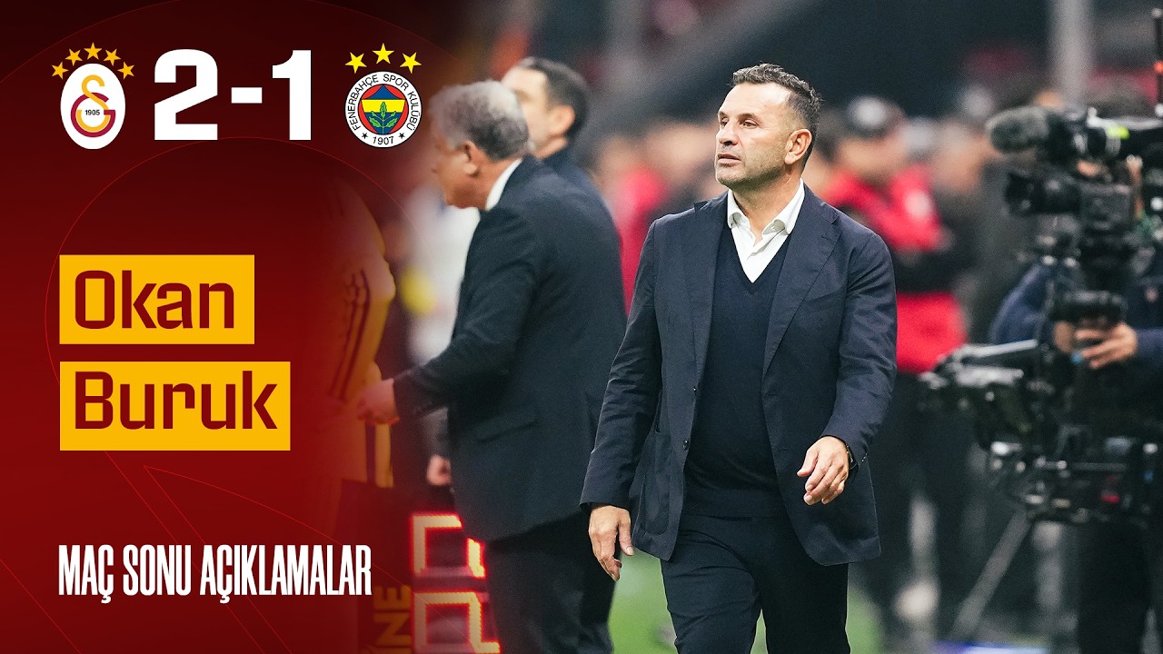 🎙️ Teknik direktörümüz Okan Buruk'tan karşılaşma sonrasında açıklamalar #GSvFB