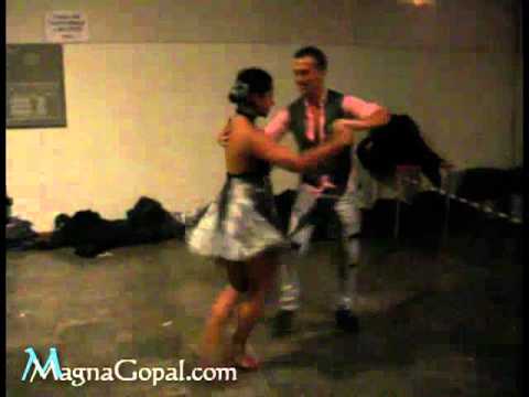 Magna Gopal and Carlos Camacho at Salsorro 2010