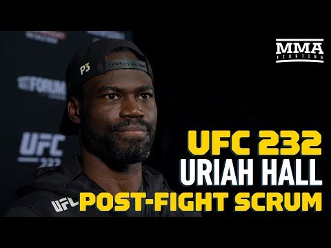 UFC 232: Uriah Hall Explains Emotional Post-Fight Speech About Sister - MMA Fighting