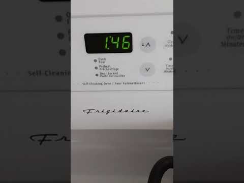 YouTube video about: How to set clock on frigidaire stove?