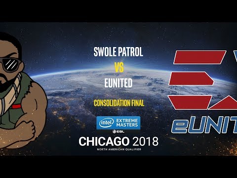 Swole Patrol vs eUnited - IEM Chicago 2018 NA Quals - map1 - de_train [Anishared]