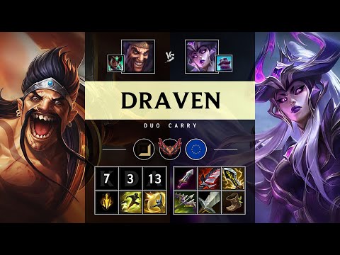 Draven ADC vs Syndra - EUW Grandmaster Patch 25.06