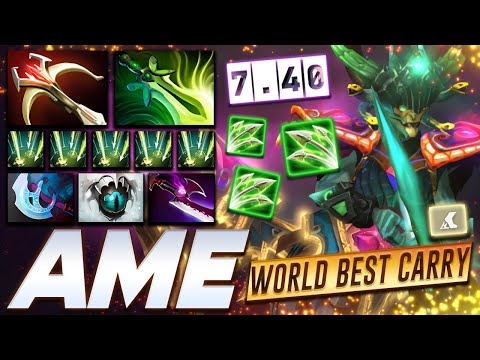 7.40 Ame Medusa World Best Carry - Dota 2 Pro Gameplay [Watch & Learn]