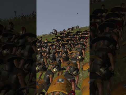 🚨🔥 Roman Legionaires attacking in Testudo Formation! #shorts #gaming #viral #like #totalwar #games