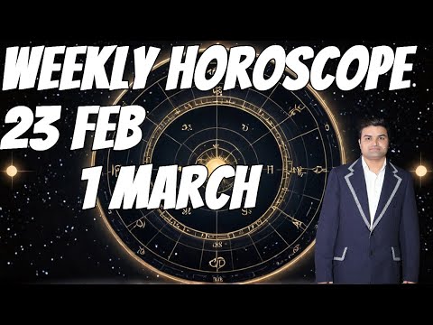 Weekly Horoscope Prediction 🌙 23 Feb to 1 March | Love, Career & Money by Kanaan Chaudhry Astrologer