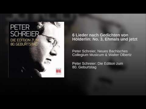 6 Lieder nach Gedichten von Hölderlin: No. 3, Ehmals und jetzt