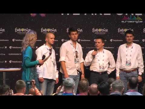 Croatia - Klapa S Mora - Press meeting at EuroClub Malmö (Eurovision 2013)