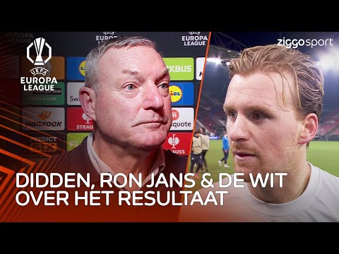 Ron Jans: “Ik ben eigenlijk wel positief over deze wedstrijd.” 🧐 | Interview Didden, Jans & De Wit