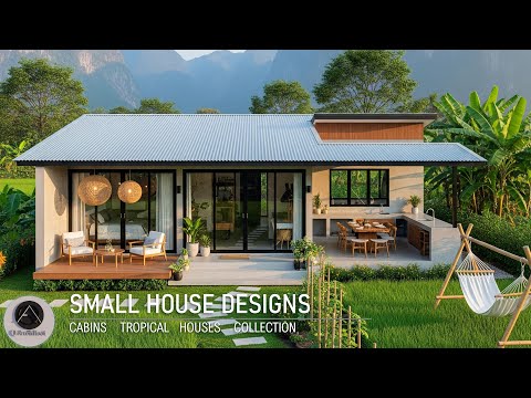 TROPICAL SMALL HOUSE DESIGN IDEAS 🌴🏡