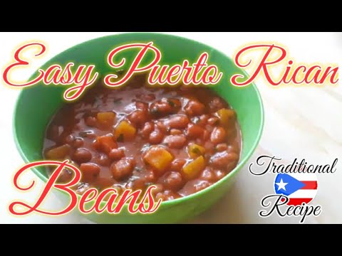 Puerto Rican Style Beans