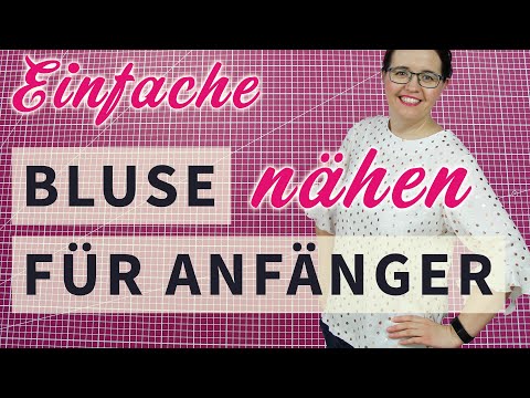 Einfache Bluse nähen für Anfänger 👚 Schnittmuster Bluse Eloise mit Volant-Ärmeln