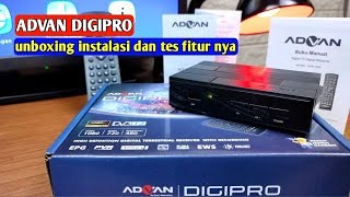 Download lagu REVIEW STB ADVAN DIGIPRO   cara pasang stb advan digipro ke tv mp3