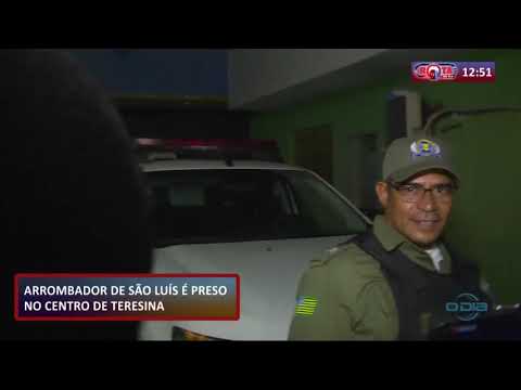 ROTA DO DIA18 09  Arrombador de SaÌƒo Luis eÌ preso no Centro de Teresina