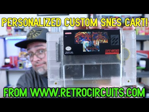 Custom Personalized SNES Multi Cart Repro With Hagane, Demon's Crest & Super Metroid!