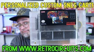 Custom Personalized SNES Multi Cart Repro With Hagane, Demon's Crest & Super Metroid!