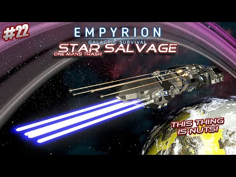 MY NEW COMBAT CV IS CRAZY!! | Empyrion Galactic Survival - Star Salvage | Gameplay | #22