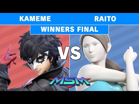 MSM 193 Raito (Wii Fit Trainer, Lucina) vs R2G Kameme (Joker, Wario) Winners Final - Smash Ultimate