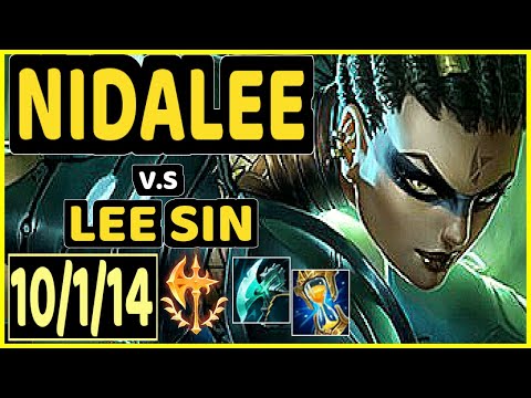 NIDALEE vs LEE SIN - 10/1/14 KDA JUNGLE GAMEPLAY - KR Ranked GRANDMASTER