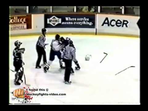 Nov 22, 1998 Sergei Yerkovich vs Terry Ryan Hamilton Bulldogs vs Fredericton Canadians AHL