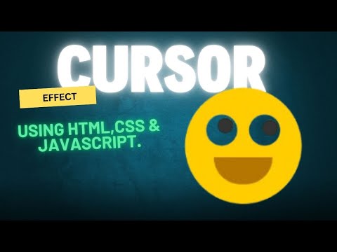 Cursor Effect Using Htmlcss And Javascript Css Tricks