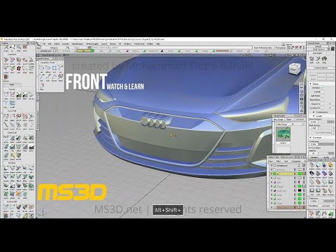 Audi E Tron GT Course Chapter12 Teaser | Autodesk Alias | MS3D