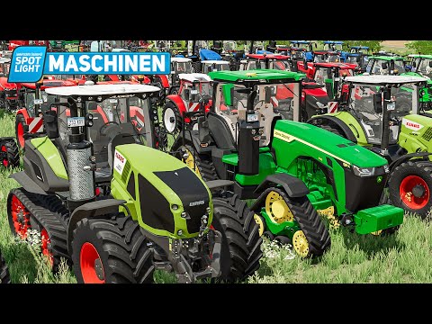 LS22: Alle TRAKTOREN, MASCHINEN und GERÄTE im FARMING SIMULATOR 22! | Spotlight