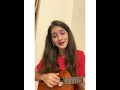 Qaafirana Kedarnath Ukelele Cover Arunima Wali Arijit Singh Nikhita Gandhi