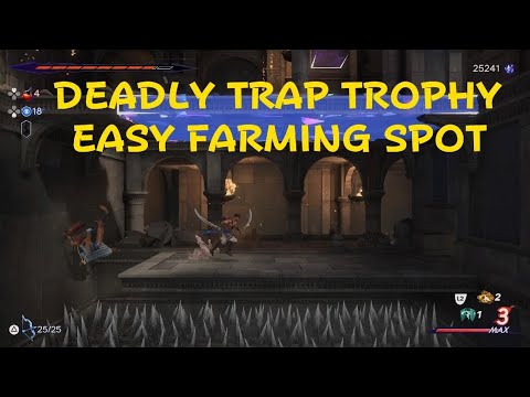 Prince of Persia: The Lost Crown 'Deadly trap' trophy easy, perfect location