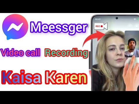 How to record video call on messenger|Facebook messenger video call recording kaise karen|videocall